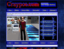 Tablet Screenshot of craypoe.com